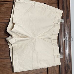 LOFT Riviera Women's Cream Cargo Shorts